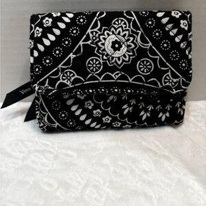Vera Bradley Black and White Bandana Wallet